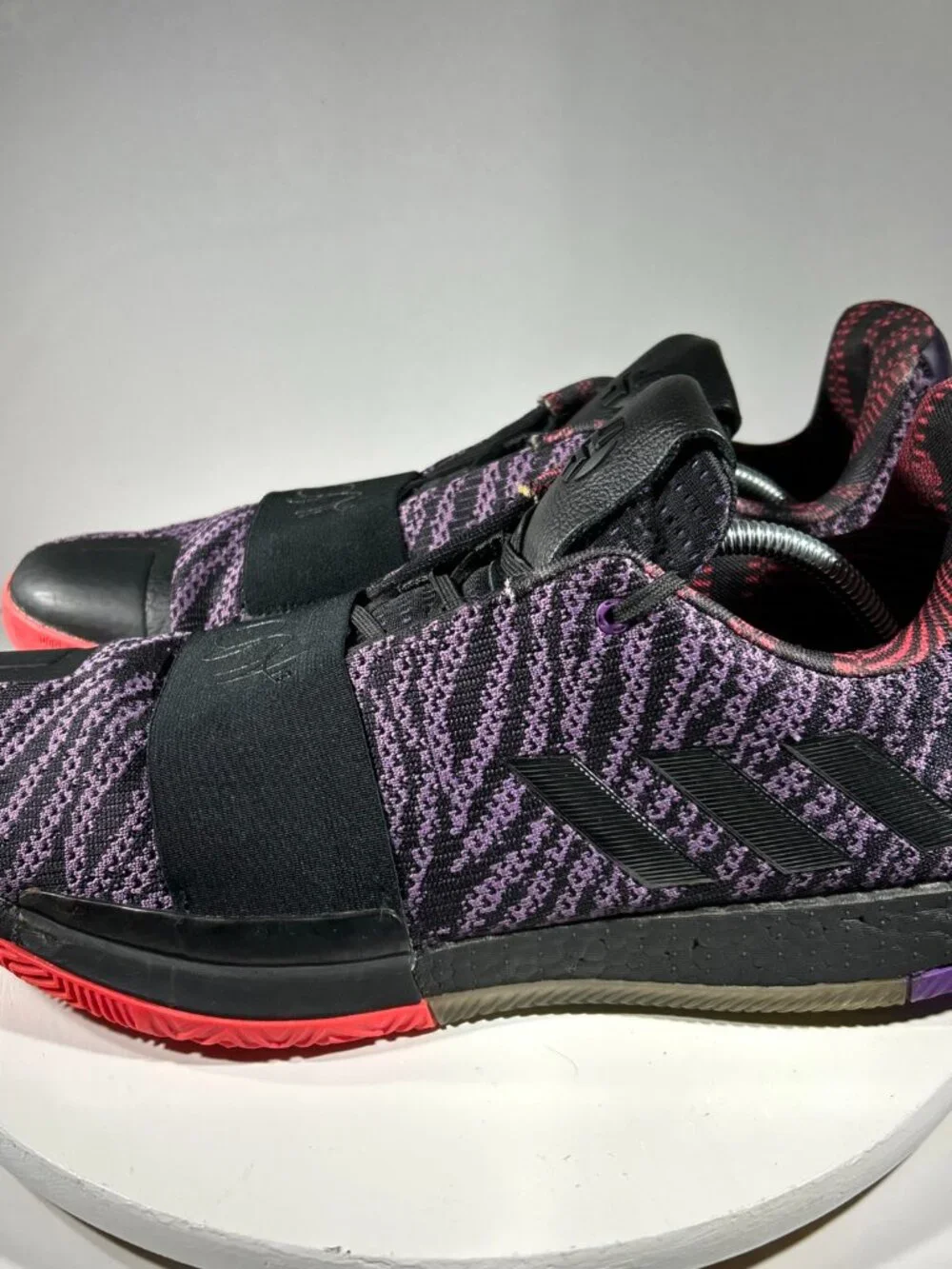 Adidas Harden Vol 3 Harlem Renaissance Mens Basketball Shoes Size 14 Purple HRLM